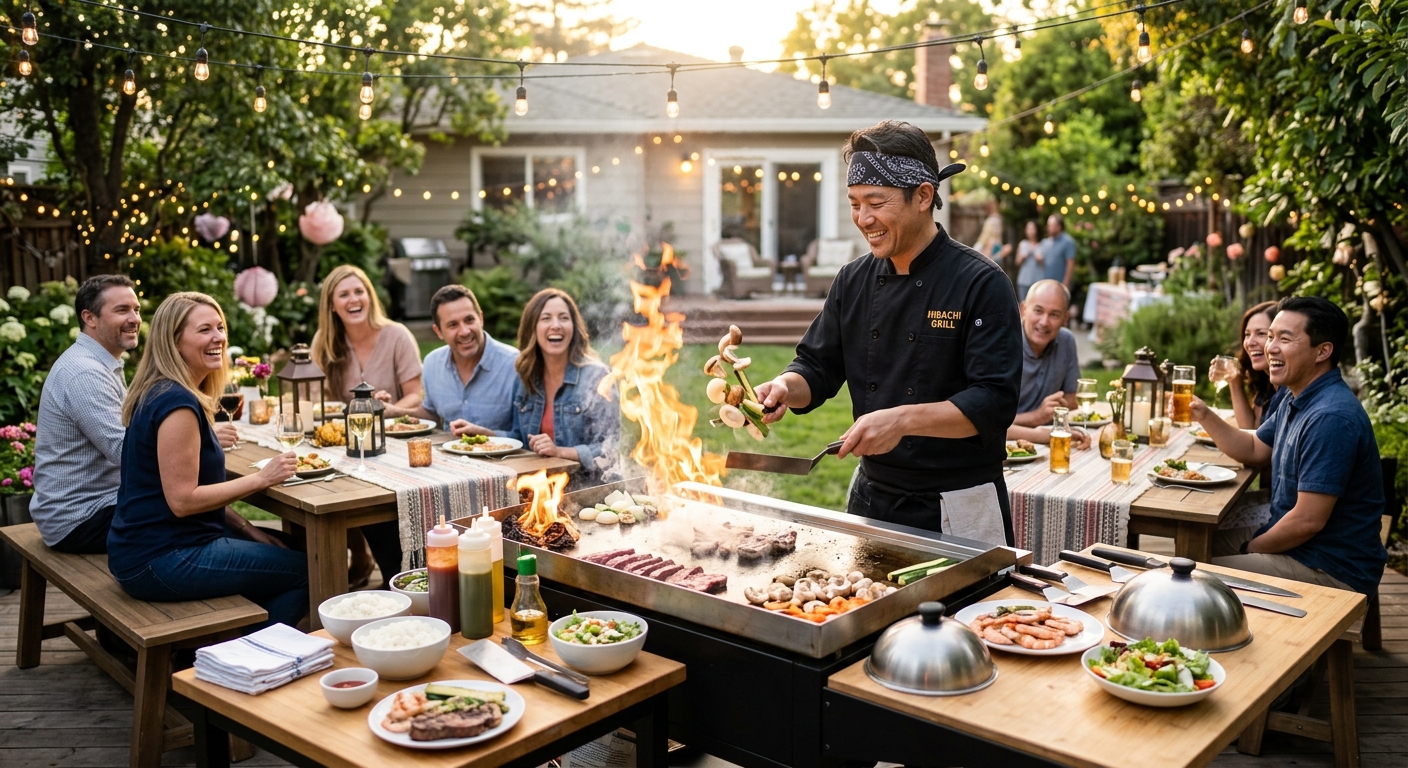 How to Plan a Backyard Hibachi Party: The Complete Guide