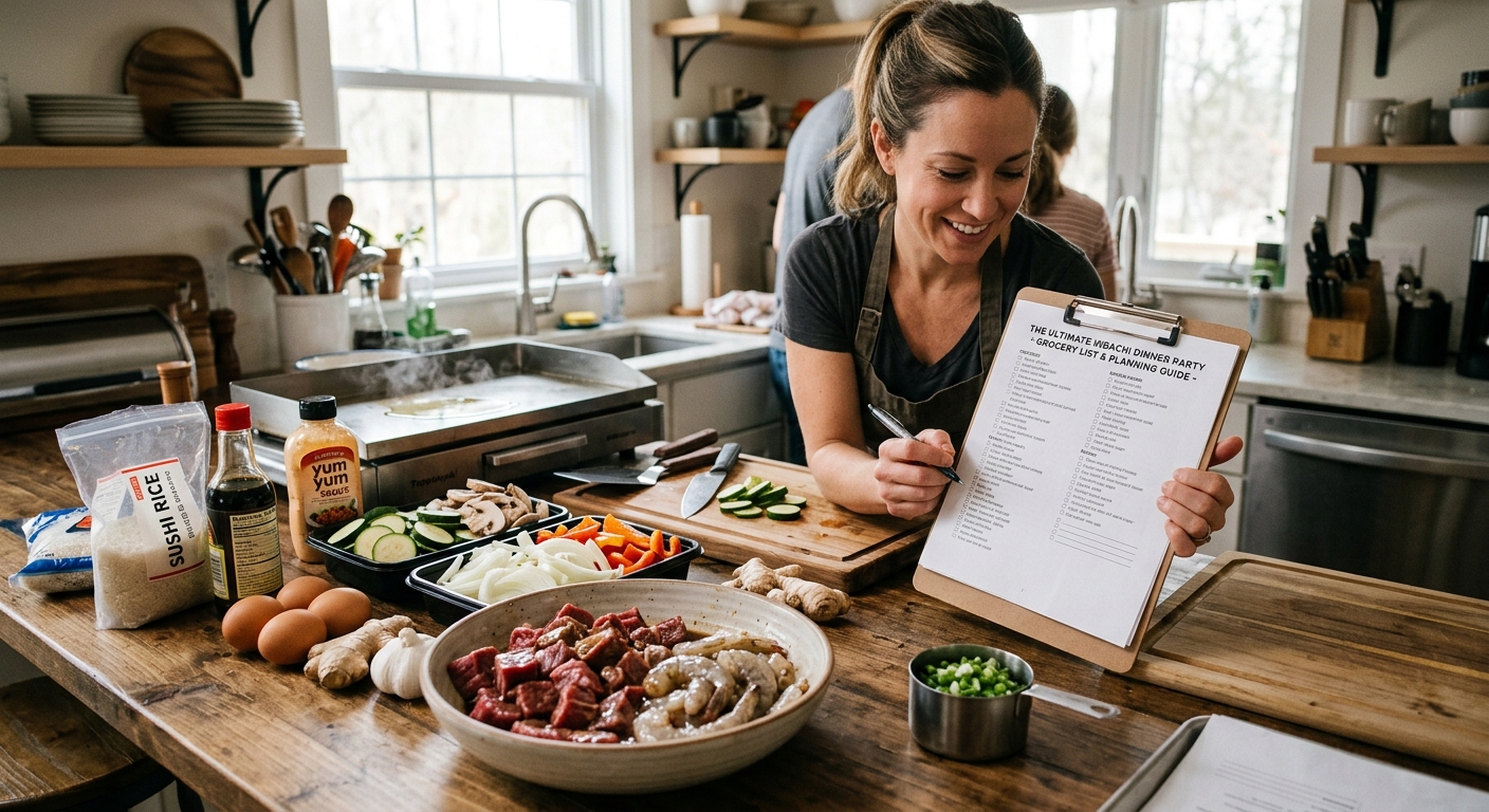 The Ultimate Hibachi Dinner Party Grocery List and Planning Guide