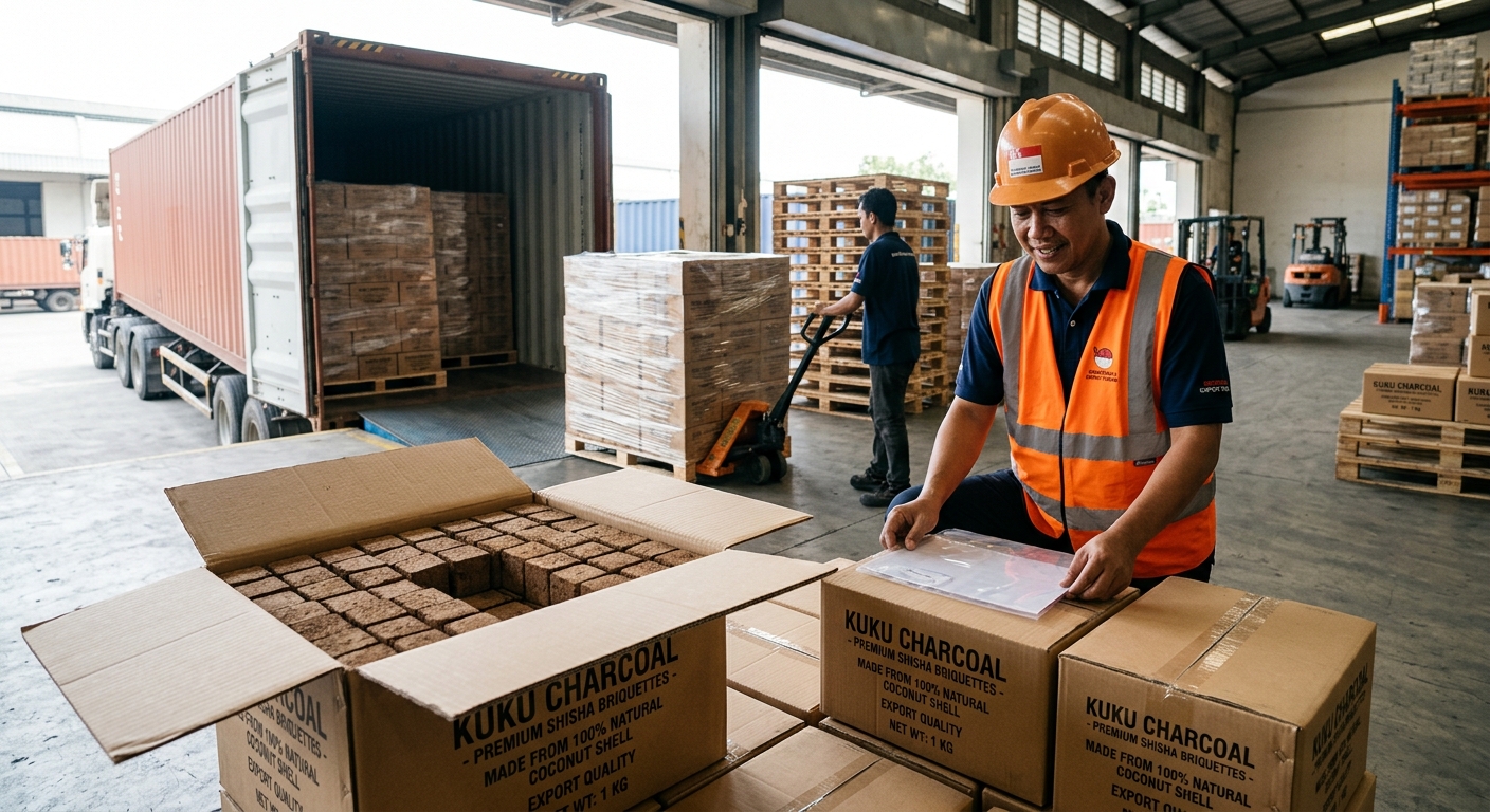 How to Export Coconut Shell Charcoal Briquettes for Shisha to the USA
