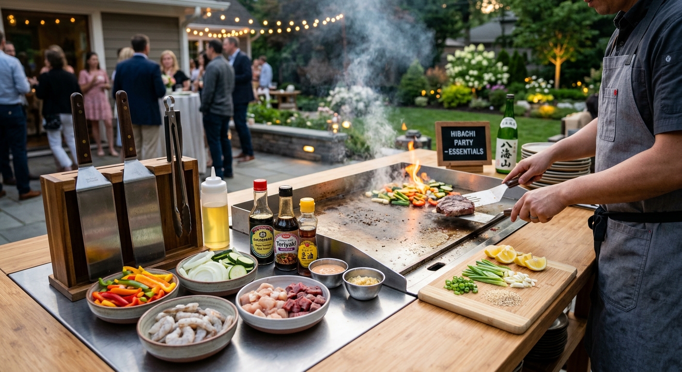 Essential Items for a Home Hibachi Party: A Professional Guide