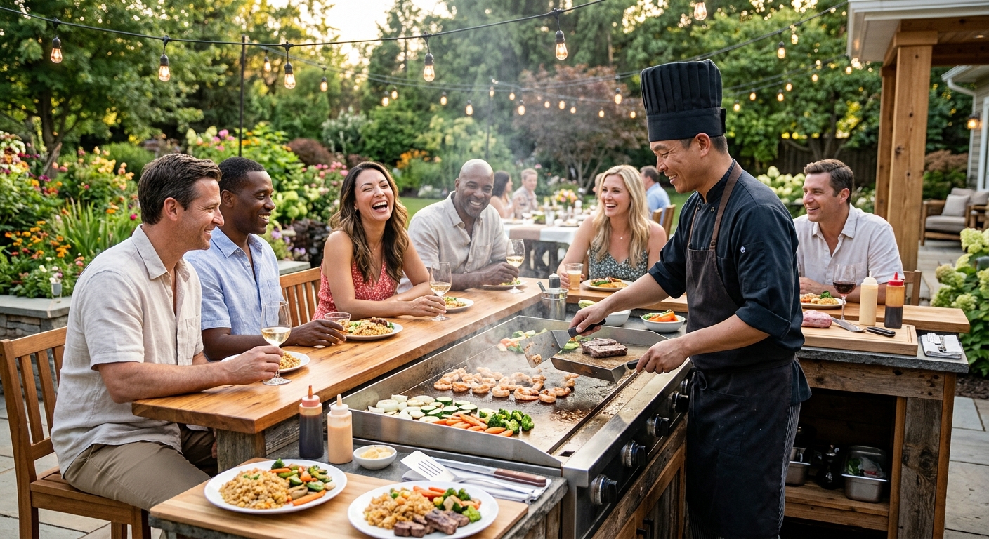 Hosting a Hibachi Party Outdoors: A Comprehensive Guide