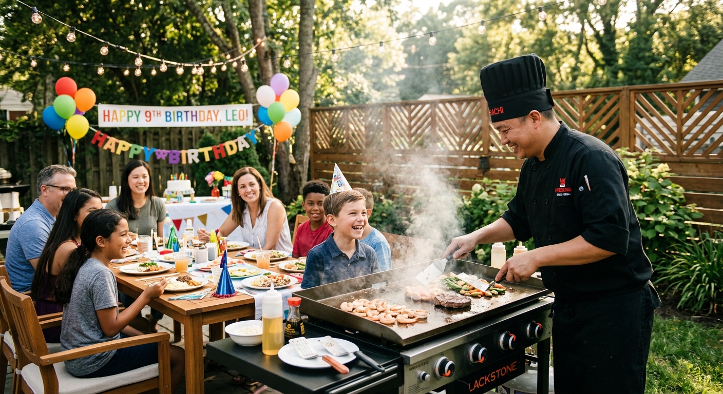 Backyard Hibachi Birthday Party Ideas for a Memorable Celebration