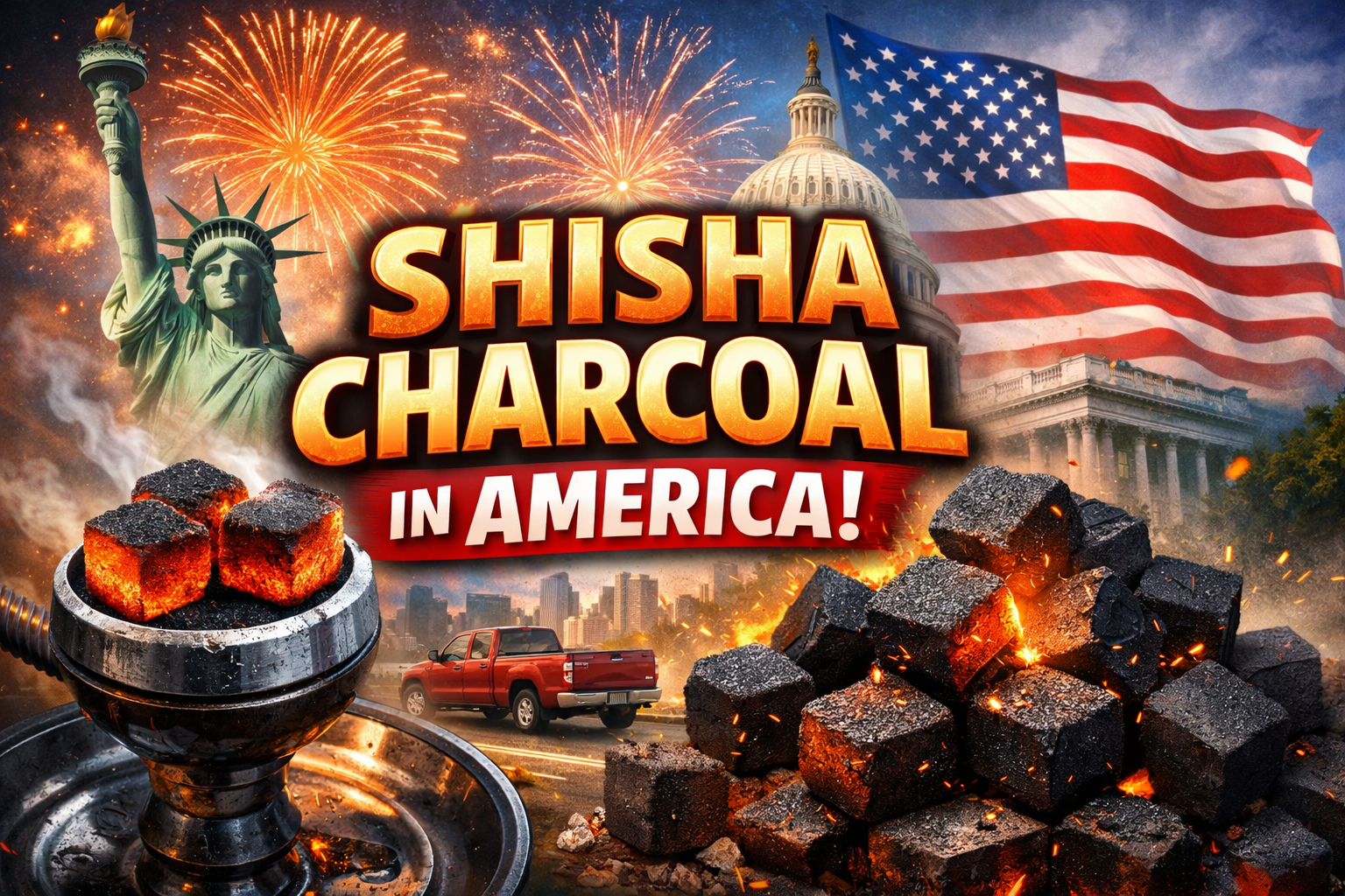 charcoal for shisha in america from oxicarbon